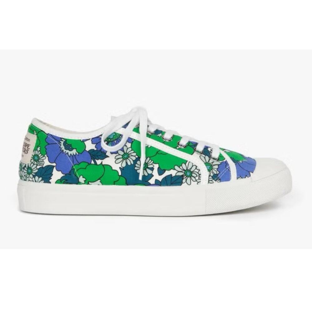 Penelope Chilvers Sneakers Women 36 EUR 6 US Floral Canvas Organic Cotton Shoes